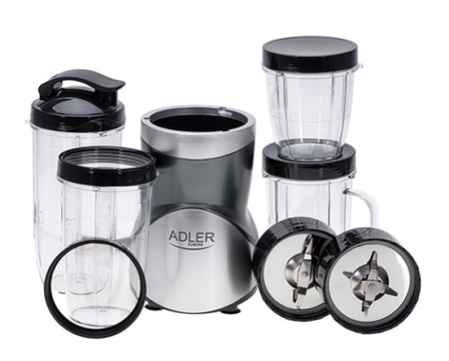 Μπλέντερ για Smoothies 0.7lt 1000W Γκρι  AD-4084 ADLER