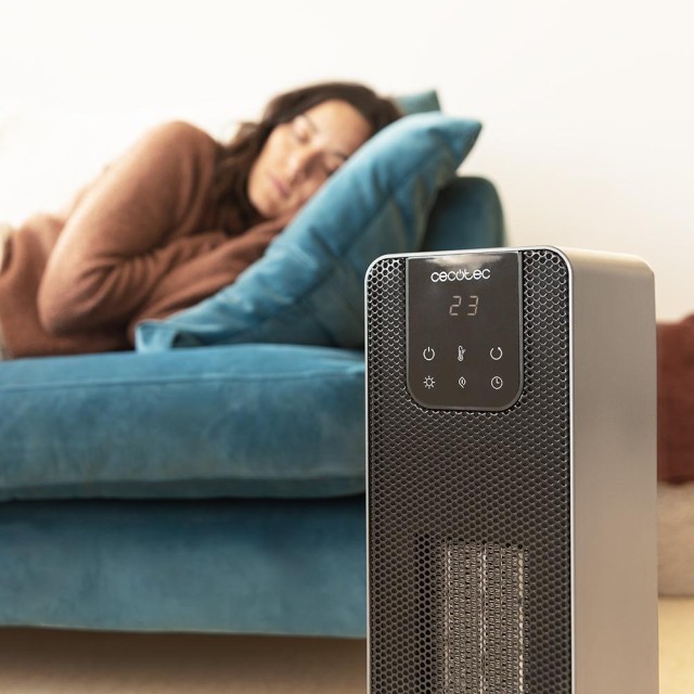 CECOTEC  Κεραμικό Θερμαντικό ReadyWarm 2000 Max Ceramic Rotate Smart με 2000 W, Ψηφιακή Οθόνη, Αφής & Τηλεχειριστήριο, Περιστροφή, 3 Λειτουργίες & Ρυθμιζόμενο Θερμοστάτη  CEC-08276