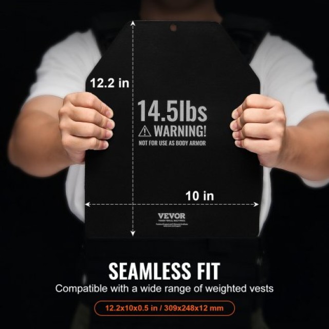 VEVOR  Πλάκες Γιλέκου 2x14.5 LB για Προπόνηση Δύναμης & Τρέξιμο  BXGBPBSP145LFBXJ5V0