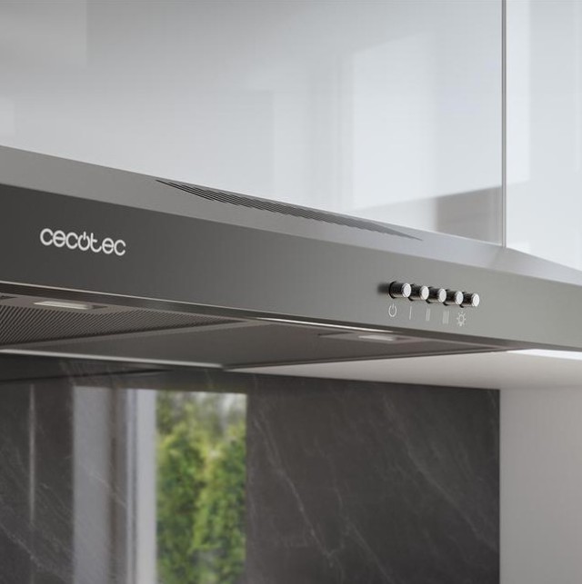 Απορροφητήρας 60 cm Μαύρο Bolero Flux CM 602200 Black B Cecotec CEC-02857