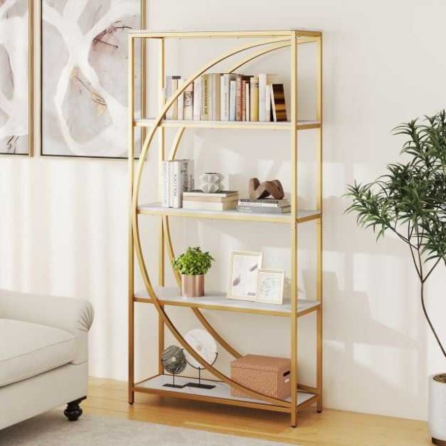 Costway Εταζέρα Βιβλιοθήκης 86x30x175 εκ. JV12895WH Costway Εταζέρα Βιβλιοθήκης 86x30x175 εκ. JV12895WH