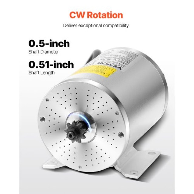 VEVOR Σετ Ηλεκτρικού Κινητήρα 2000W Brushless DC 60V 4500rpm με Αναβαθμισμένο Ελεγκτή ZLWSDJTJ2000DDB9UV9
