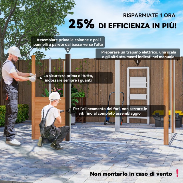 Outsunny Μεταλλική Αποθήκη Κήπου 278x195x215 εκ, Καφέ 845-179V03BN Outsunny Μεταλλική Αποθήκη Κήπου 278x195x215 εκ, Καφέ 845-179V03BN