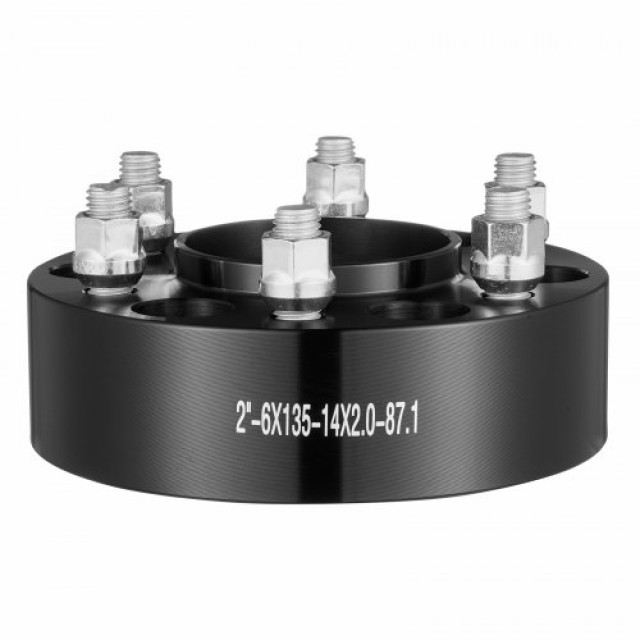 VEVOR Αποστάτες Τροχών 6x5.3 6 Λουγ 4 Τεμ Μαύρο  LSSFLP2YC6X5CPXDCV0