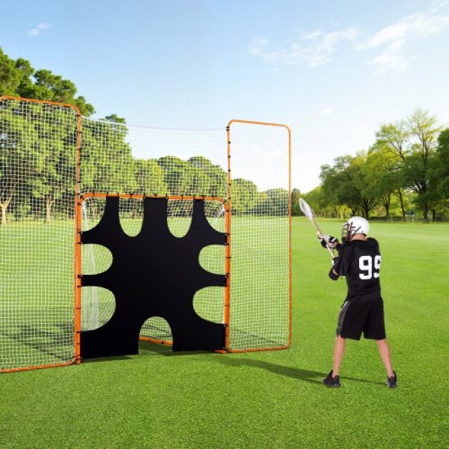 VEVOR Δίχτυ Λακρός 12x9 ft 3-σε-1 με Εξοπισμό Ανάκρουσης και Στόχο ...