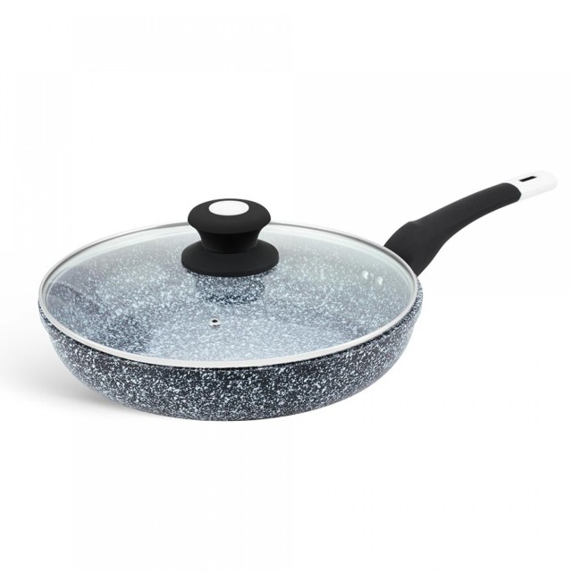 Edenberg Τηγάνι Με Καπάκι από Αλουμίνιο με Επίστρωση από Πέτρα 22cm...