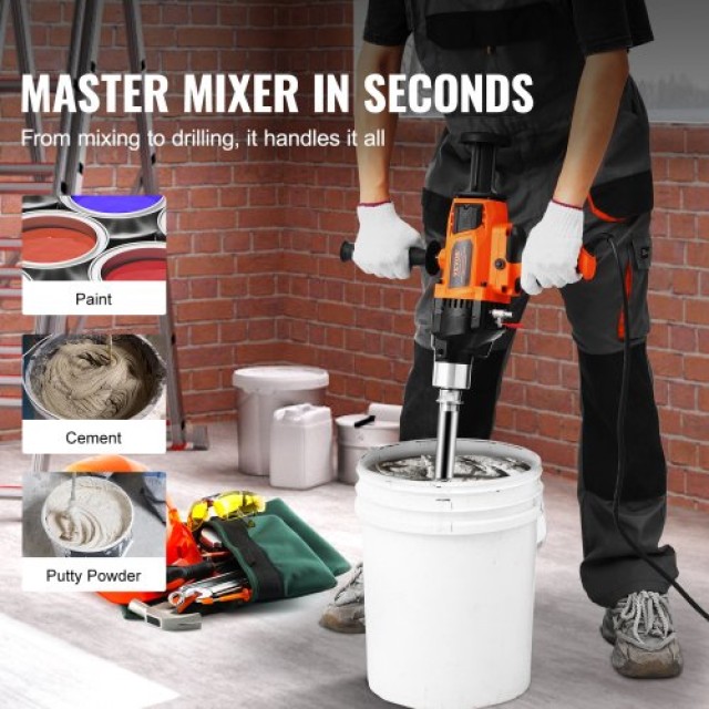 VEVOR Μηχάνημα Πυρήνα 0.8-7.1in 2600W Χειρός για Ανάμιξη  SCJGSZKJ1...
