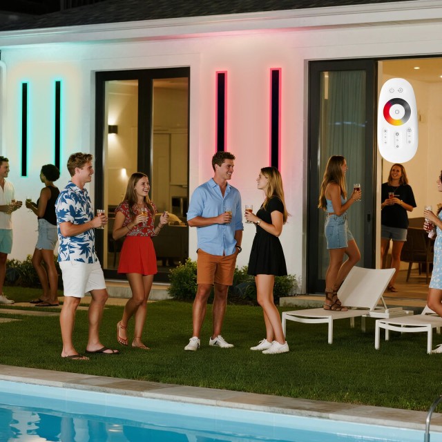 VEVOR Εξωτερικό Απλίκα Τοίχου RGB LED 1000mm με Ρυθμιζόμενο Χρώμα κ...