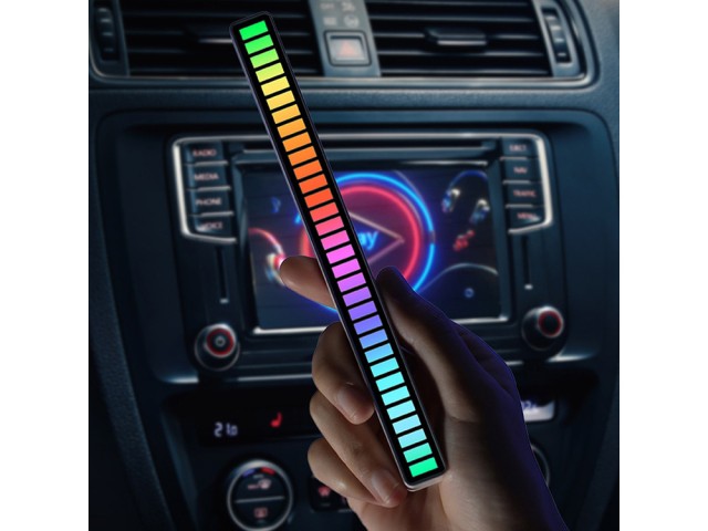 Φωτιστικό USB LED RGB με Απόκριση στον Ήχο και Μπαταρία 59074513414...