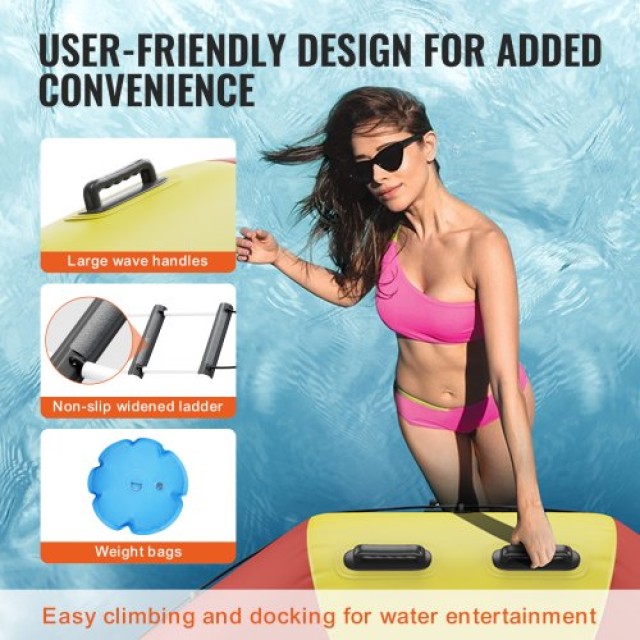 VEVOR 5μ. Φουσκωτό Τραμπολίνο Νερού Πλατφόρμα για Πισίνα Λίμνη Παιχ... VEVOR 5μ. Φουσκωτό Τραμπολίνο Νερού Πλατφόρμα για Πισίνα Λίμνη Παιχ...