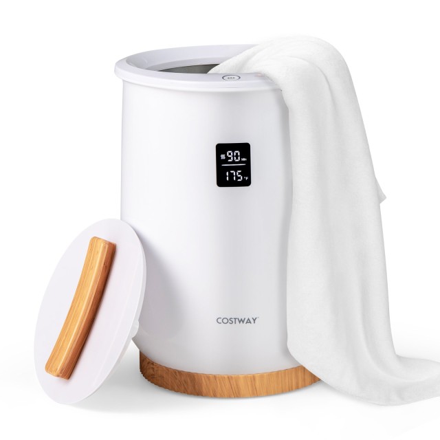 Costway Λευκός Ζεσταίνων Κάδος Πετσετών 20L με Διαστάσεις 33x33x48 ... Costway Λευκός Ζεσταίνων Κάδος Πετσετών 20L με Διαστάσεις 33x33x48 ...