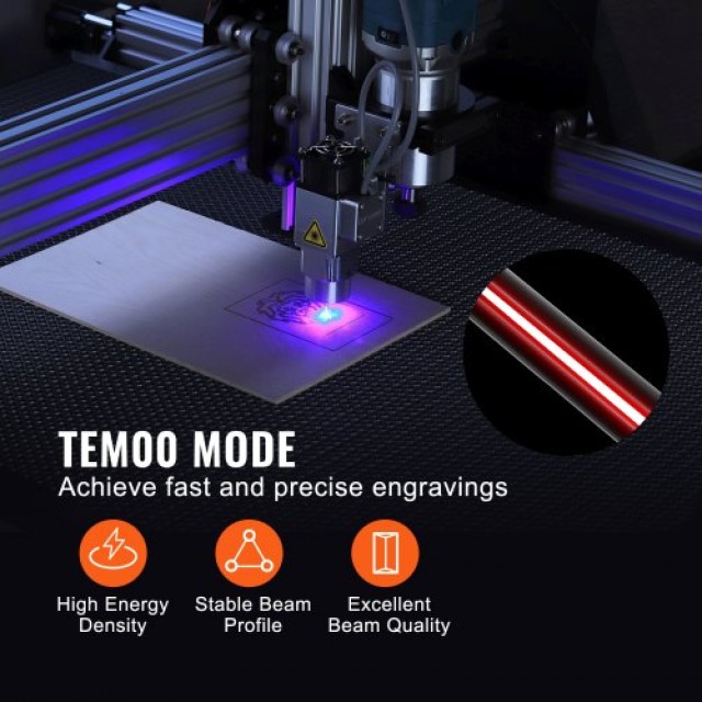 VEVOR Λέιζερ Σωλήνας 50W CO2 850mm 50mm για Μηχάνημα Λέιζερ  CO2JGG50W00025GL9V9