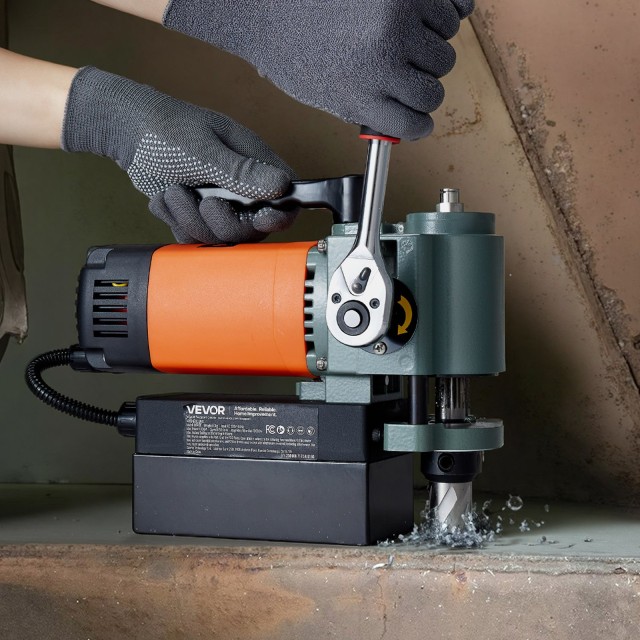 VEVOR Μαγνητικό Δράπανο Χαμηλού Προφίλ 1300W 35mm Διατρ. Διάμετρος ...