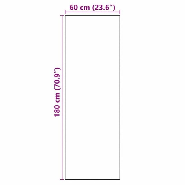 vidaXL Χαλί Κουζίνας Λευκό 180 x 60 cm Βελούδο 42013422 vidaXL Χαλί Κουζίνας Λευκό 180 x 60 cm Βελούδο 42013422