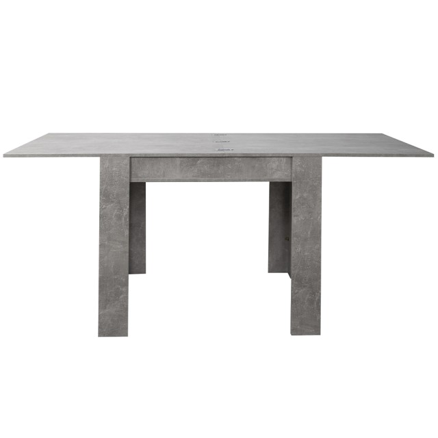 BAKAJI Τετράγωνο Τραπέζι Φαγητού 90x90 από Ξύλο Τσιμέντο Επεκτάσιμο... BAKAJI Τετράγωνο Τραπέζι Φαγητού 90x90 από Ξύλο Τσιμέντο Επεκτάσιμο...