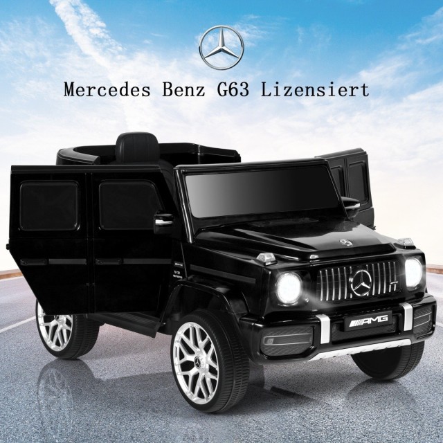 Costway  Παιδικό Ηλεκτροκίνητο Αυτοκίνητο Mercedes-Benz G63 με Τηλεχειριστήριο και Μουσική, για Ηλικίες 3+ TQ10235DE-DK