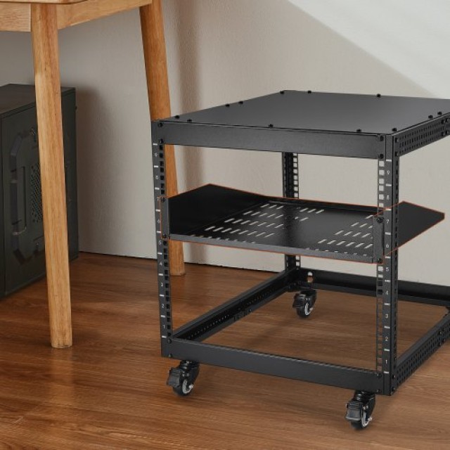 Ράφι Σερβερ VEVOR 2U 16/406mm Διάτρητο για Rack  FWQJJGB2U16Y33AWQV0