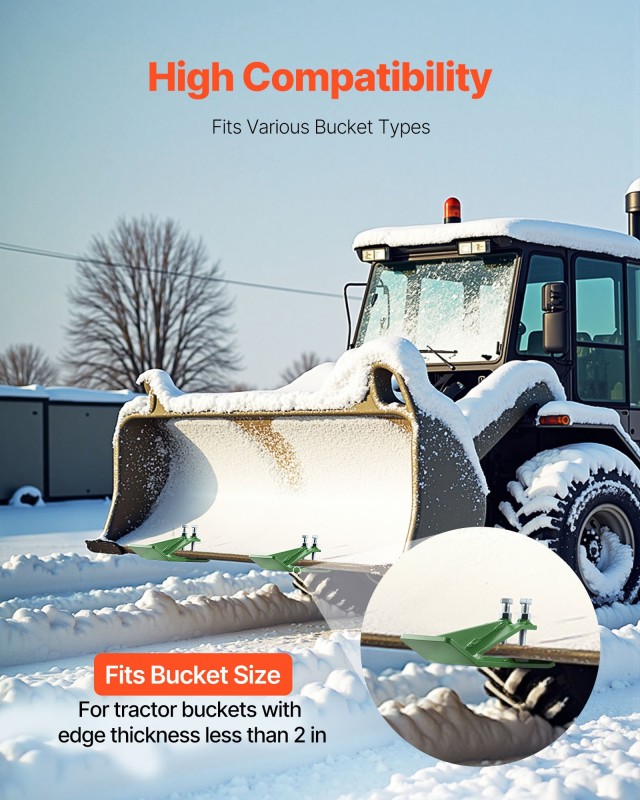 VEVOR Προστατευτικό Άκρων Τρακτέρ, 2PCS, Διαστάσεις 12.8 x 4.53 x 3...