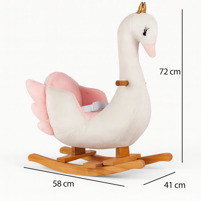 BAKAJI Κούνια Αλογάκι για Παιδιά με Επένδυση από Πλούσιο Βελούδο κα... BAKAJI Κούνια Αλογάκι για Παιδιά με Επένδυση από Πλούσιο Βελούδο κα...