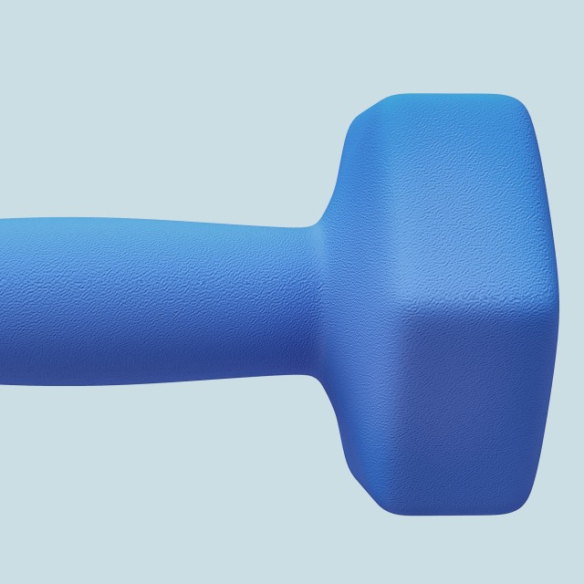 SPORTNOW Σετ 2 Εξαγωνικοί Αλτήρες 2x7kg από Μέταλλο και Πλαστικό με Αντιολισθητική Λαβή 22.5x10.5x10.5 cm Μπλε A91-315V06BU
