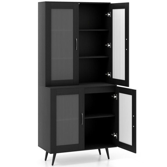 Costway  Κομψό Πολυχρηστικό Ντουλάπι 60 x 35,5 x 42 cm  με Ρυθμιζόμ...