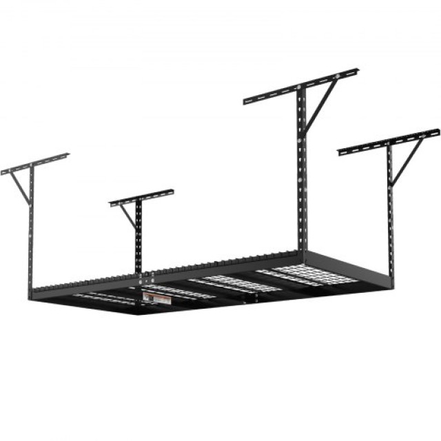 Ράφι Οροφής Γκαράζ VEVOR, 48x96, 600 lbs, Ρυθμιζόμενο, Μαύρο  CKTHBCWJZHS48CM3LV0