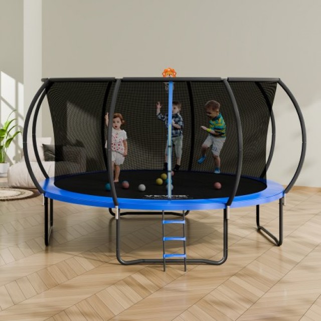 VEVOR 14FT Υπαίθριο Τραμπολίνο για Παιδιά με Δίχτυ Ασφαλείας YXBC14...