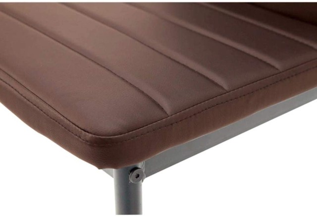 BAKAJI  Σετ 4 Μοντέρνες Καρέκλες Τραπεζαρίας Σαλονιού Κουζίνας με Ε...