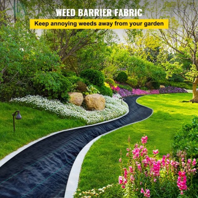 Υφασμάτινο Φράγμα Ζιζανίων VEVOR 6 x 250 FT PP Woven  ZZZP4.1OZ6X250FCBV0