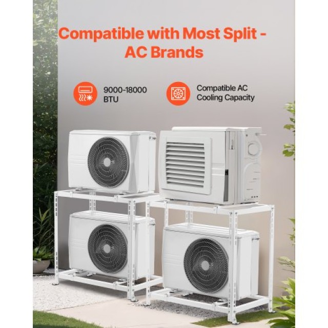 VEVOR Βάση Εδάφους Mini Split για Θερμική Αντλία 9000-18000 BTU Διπ...