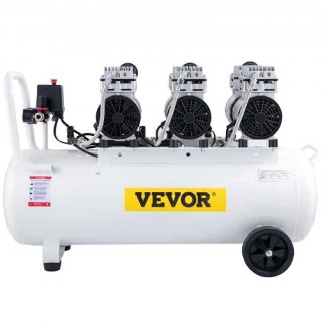 Αεροσυμπιεστής VEVOR 22L Αθόρυβος Χωρίς Λάδι 2.2KW  KYJSY750-3-100L01V2