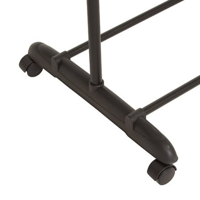 Μονή Μεταλλική Κρεμάστρα Ρούχων 80 x 42 x 155 cm– Μαύρο 138925 5Fiv...