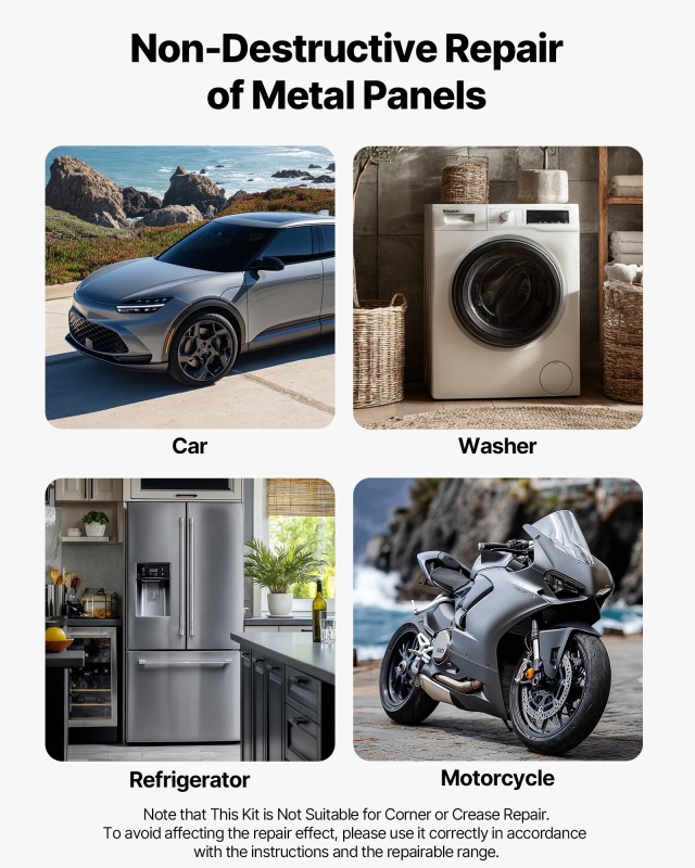 VEVOR Σετ Εξολκέων Χωρίς Βάψιμο 60 τεμαχίων για Επισκευή Χτυπημάτων... VEVOR Σετ Εξολκέων Χωρίς Βάψιμο 60 τεμαχίων για Επισκευή Χτυπημάτων...