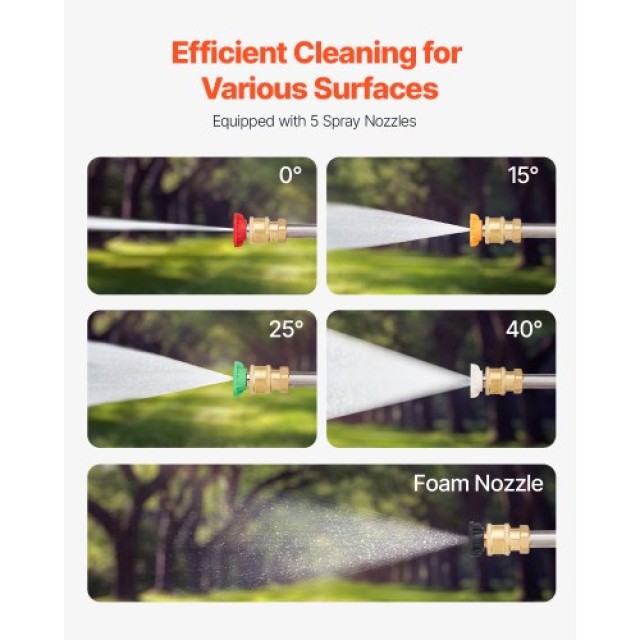 VEVOR Τηλεσκοπική Ράβδος Πλυστικού 18 ft με Κεφαλή Βούρτσας SSPQDGD...