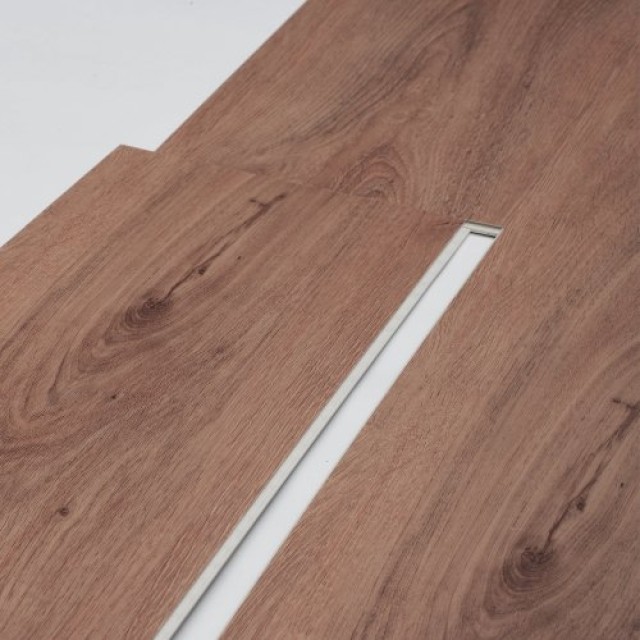 VEVOR Διασυνδεόμενα Πλακάκια Βινυλίου 1220x185mm, 10 Πλακίδια 5.5mm, Σκούρο Καφέ Ξύλινο Δάπεδο DIY  LSYXJDD55MMSEL7G8V0