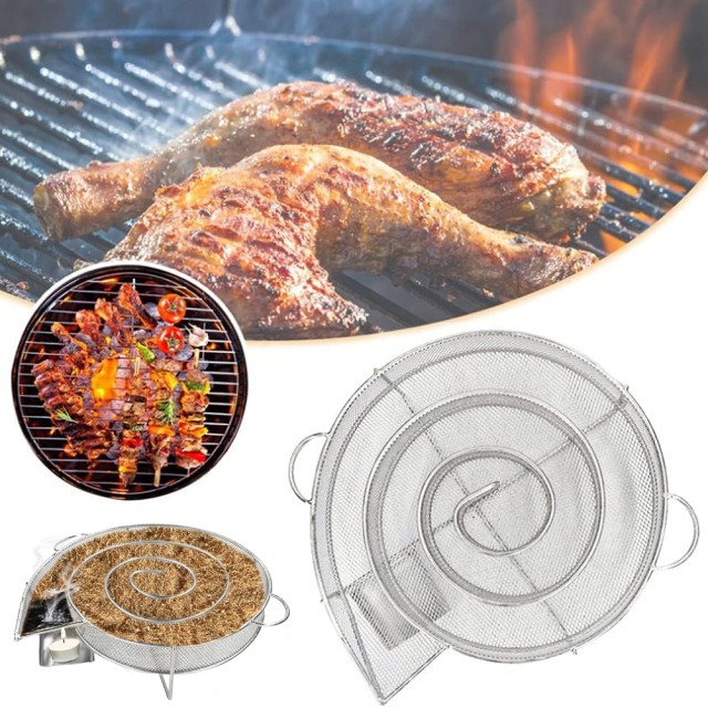 BAKAJI  Καπνιστής Μπάρμπεκιου Ανοξείδωτος Χάλυβας Καπνιστής Γεννήτρ...