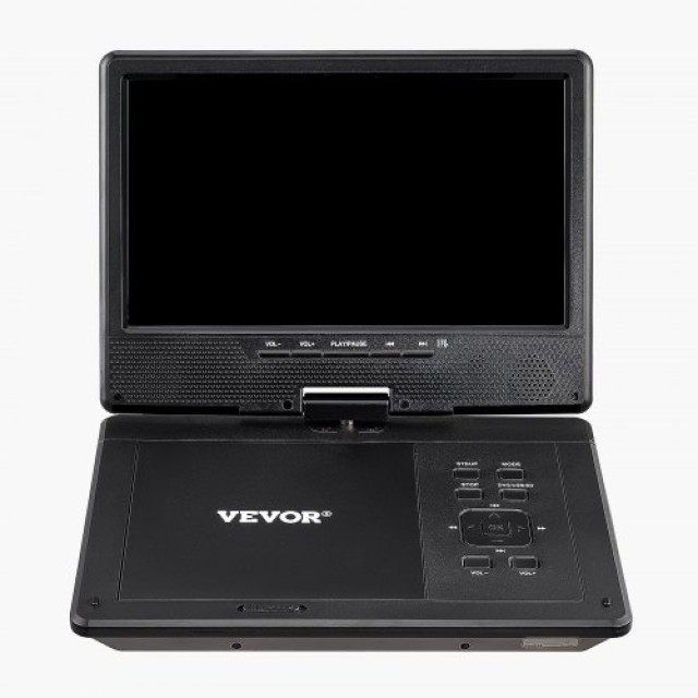 VEVOR Φορητό DVD Player με Οθόνη 228 mm και Ενσωματωμένη Μπαταρία 4...