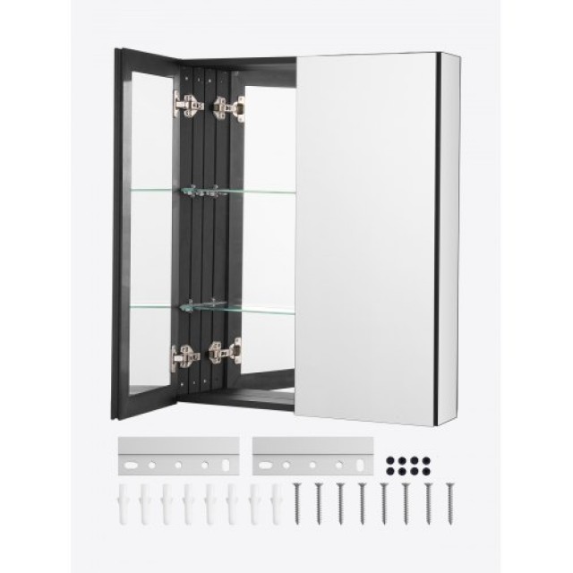 VEVOR Ντουλάπι Φαρμάκων 66x76cm με Ρυθμιζόμενα Ράφια και Καθρέφτη JXYJJXJ2630IPL2I7V0