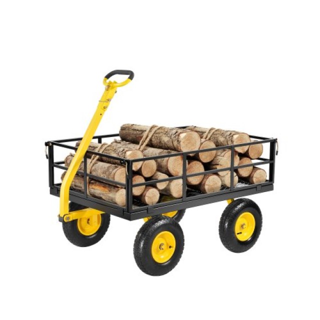 VEVOR Ατσάλινο Καρότσι Κήπου 1200lb Βαρέως Τύπου με 13in Ελαστικά ZXHYTCHH1200T9WJCV0