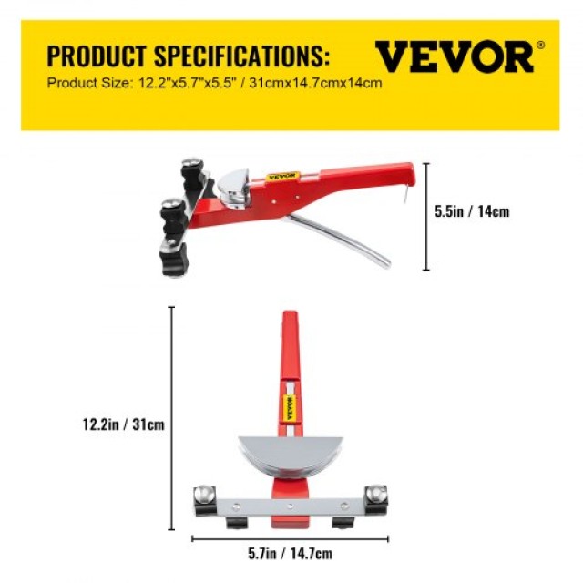 VEVOR  Σωληνοκάμπτης Χαλκού HVAC Ψύξης 1/4 έως 7/8 ZHWGQZFXWQ145ERJ1V0