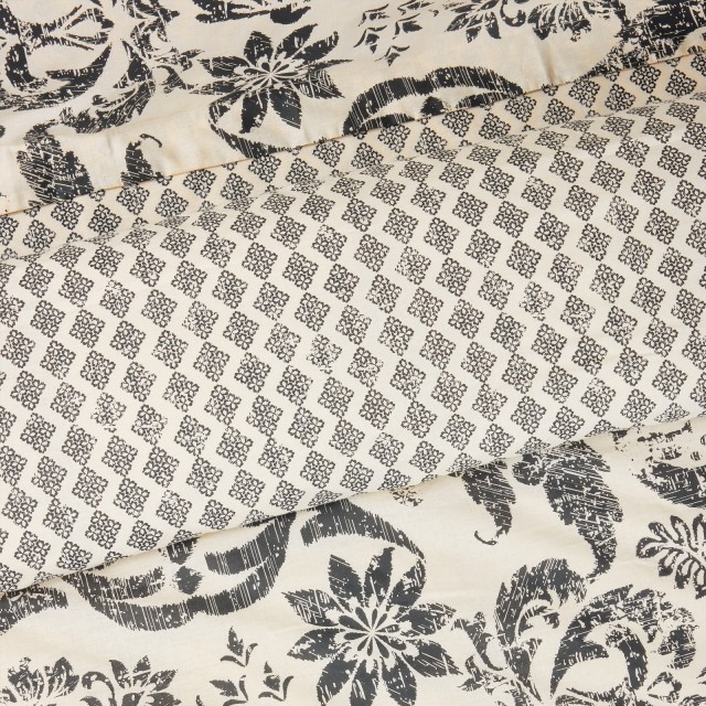 DAS HOME Μοναδικά Σεντόνια Happy σε Μαύρο και Taupe 502108109677