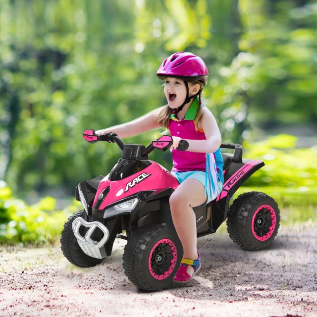 HOMCOM Quad for Kids Push Ride με Φώτα και Ήχους, 18-36 μηνών 370-096PK