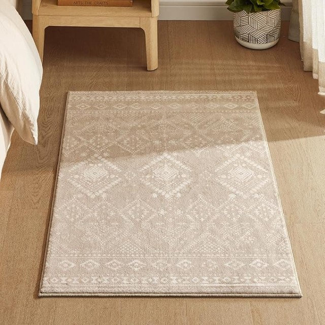 SONGMICS Χαλί Boho Chic Καπουτσίνο Μπεζ 92x61 εκ. TAR024K01