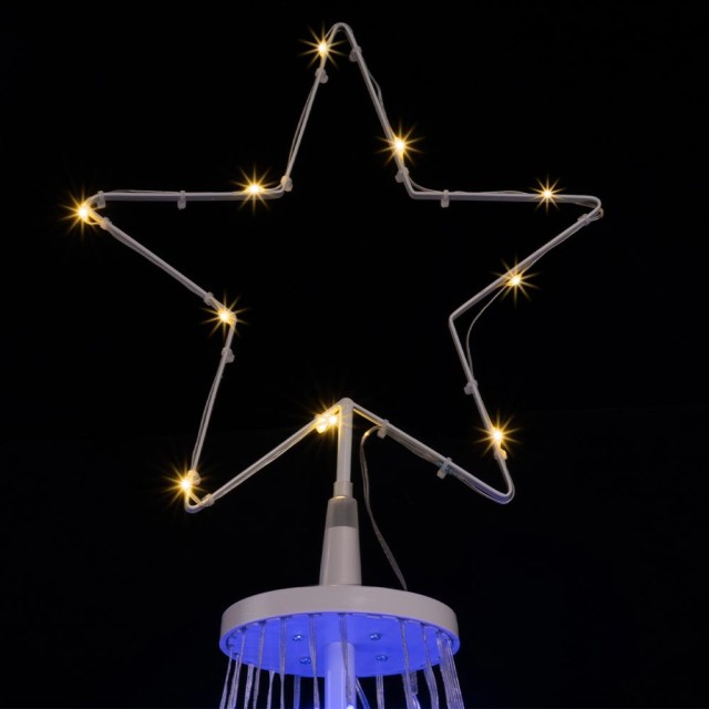 BAKAJI Φωτεινό Χριστουγεννιάτικο Δέντρο 224 cm με 324 LED RGB Έξυπν...