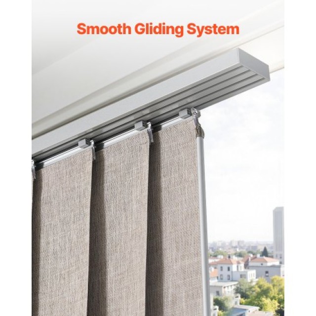 VEVOR Περσίδες Πάνελ με Επεκτεινόμενη Ράγα 116-218 cm Καφέ MBGDBYCW... VEVOR Περσίδες Πάνελ με Επεκτεινόμενη Ράγα 116-218 cm Καφέ MBGDBYCW...