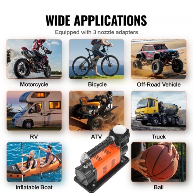 Φορητός Αεροσυμπιεστής Αυτοκινήτου VEVOR 12V 150PSI  ZXLTCQJDG6CF70...