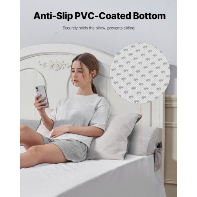 VEVOR Μαξιλάρι Σφήνα Κρεβατιού 76x10x6 για Κενό 0-7 JXZ76610INCHR73...