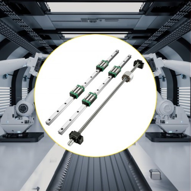 VEVOR Οδηγός Γραμμικής Κίνησης HGR20 1700mm με RM1605 1700mm και Κιτ BF12/BK12 για CNC Router/Τόρνους/Φρέζες ZXDGTZHGR20-17001V0