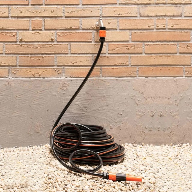 Λάστιχο Κήπου 25m Ø19mm από PVC Ανθεκτικό στις Ακτίνες UV Πορτοκαλί 02839447 Black & Decker
