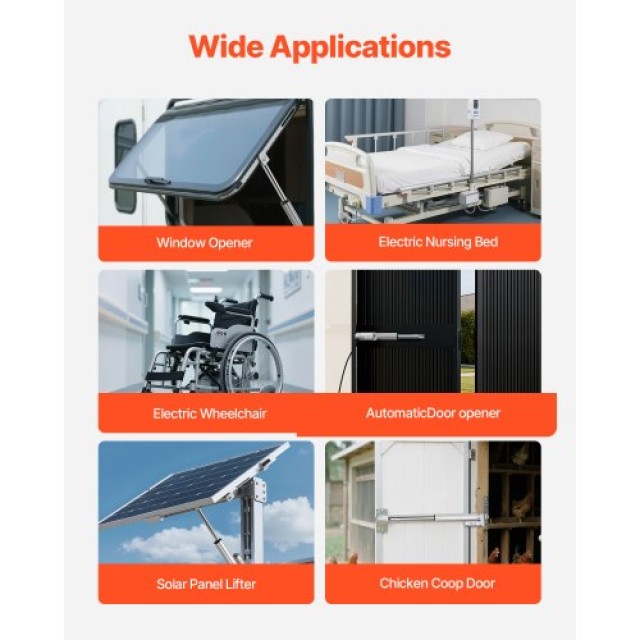 VEVOR Γραμμικός Ενεργοποιητής 12V, Διαδρομή 101.6mm, Αδιάβροχος IP6... VEVOR Γραμμικός Ενεργοποιητής 12V, Διαδρομή 101.6mm, Αδιάβροχος IP6...